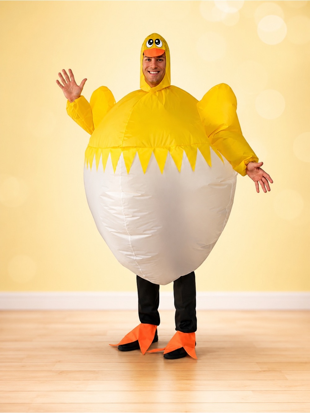 Rubies Adult What's Crackin Chick Inflatable Costume One Size